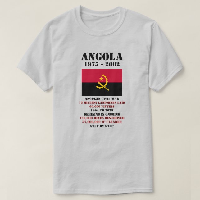 Fara Landminor, Angola T-Shirt (Design framsida)