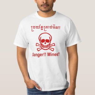 Fara! Mina! ☠ Kambodjanska Khmer ☠ Tee