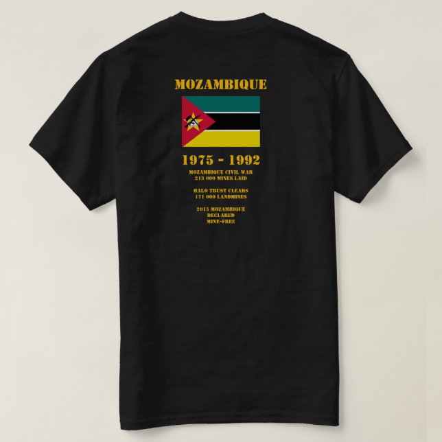Fara Minor, Moçambique T Shirt (Design baksida)