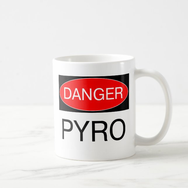 Fara - Pyro Rolig Pyrotekniker T-Shirt Mugg Kasse (Höger)