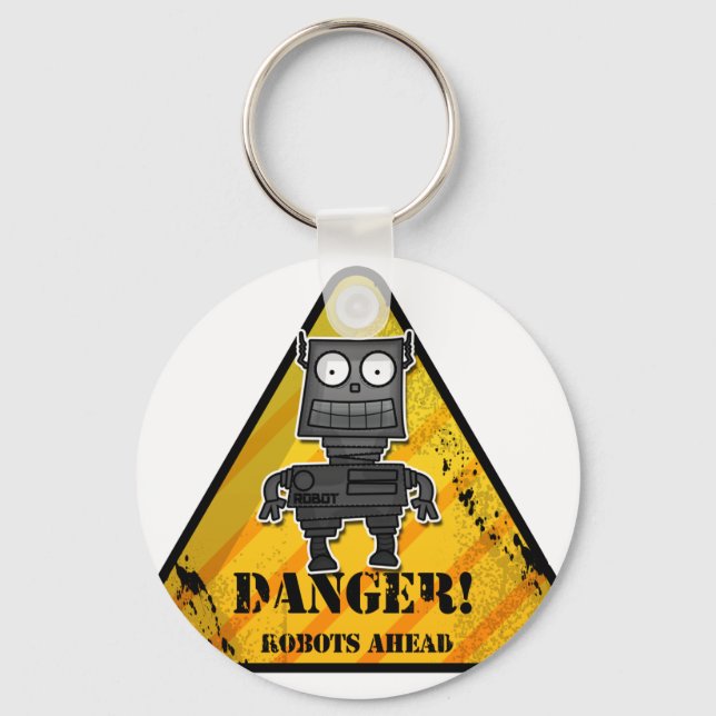 Fara! Robotar Framför Nyckelring (Framsida)