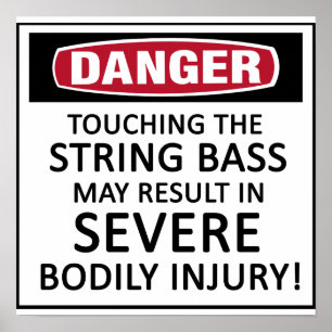 Fara stränger bas poster