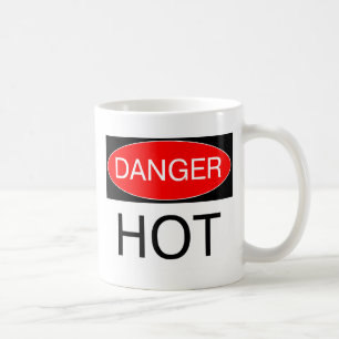 Fara - Varm Rolig Varning T-Shirt Väska Slip Förkl Kaffemugg