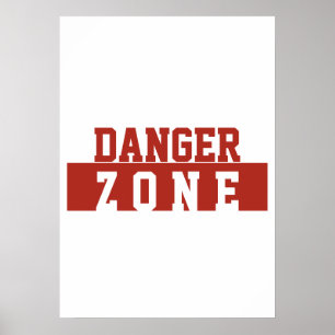 Fara Zon / Minimalistisk Modern Enkel Röd Vit Poster