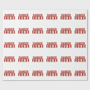 Fara Zon / Minimalistisk Modern Enkel Röd Vit Presentpapper