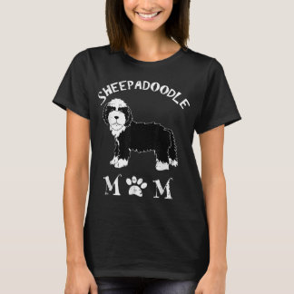 Fåradoodle Mamma Puppy Cute Pet Animal Hund älskar T Shirt