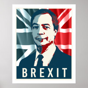 Farage Brexit affisch - -