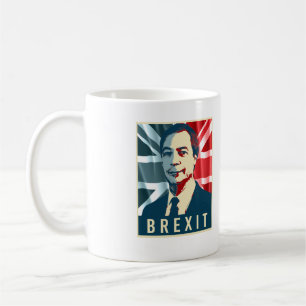 Farage Brexit affisch - - Kaffemugg