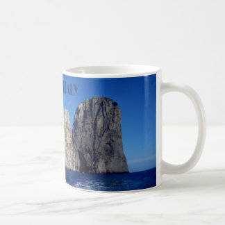 Faraglioni-säckar, Isle of Capri - Neapel - Italie Kaffemugg