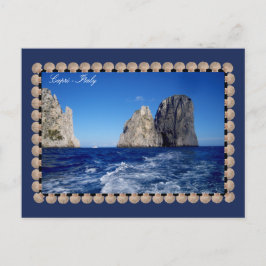 Faraglioni Stacks, Isle of Capri - Bukt i Neapel Vykort