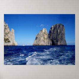 Faraglioni Stacks, Isle of Capri - Neapel - Italie Poster