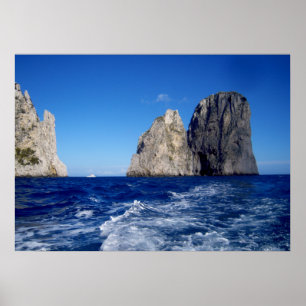 Faraglioni Stacks, Isle of Capri - Neapel - Italie Poster