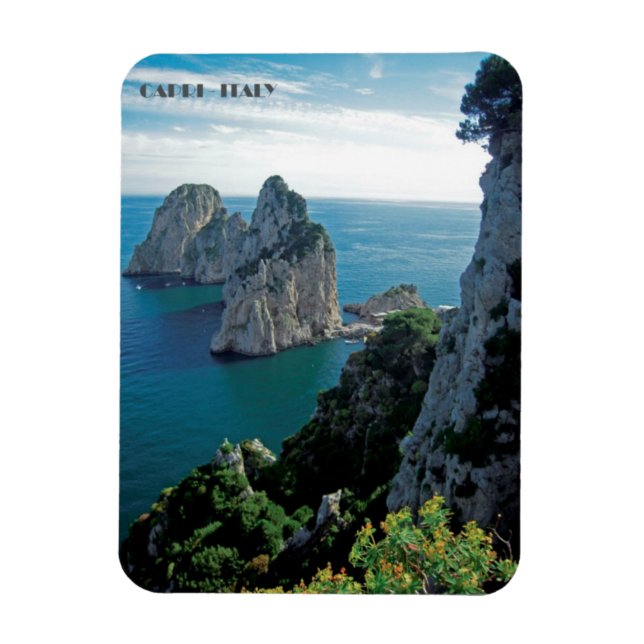 Faraglioni Sten, Isle of Capri magnet (Vertikal)