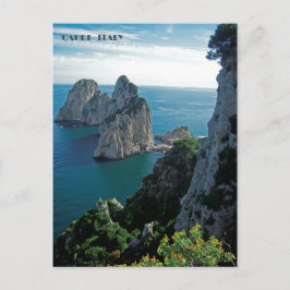 Faraglioni Sten, Isle of Capri-vykort Vykort