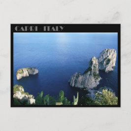 Faraglioni Sten, Isle of Capri-vykort Vykort