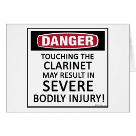 Faraklarinett Hälsningskort