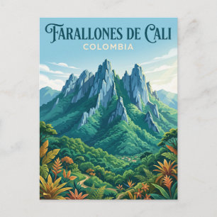Farallones de Cali nationalpark Colombia Vykort