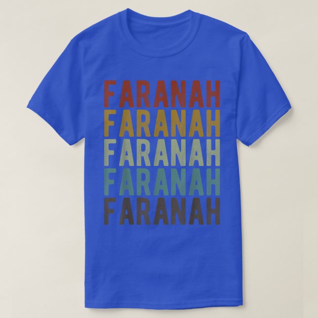 Faranah City Guinea Retro T Shirt (Design framsida)