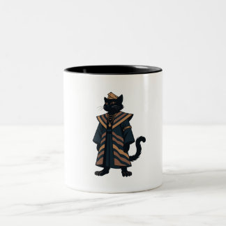 Farao Svart Katt Kaffe Mugg