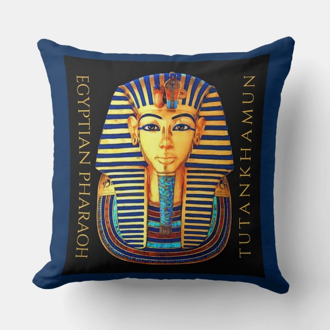 Farao Tutankhamon Forntida Egypten Kudde (Framsida)