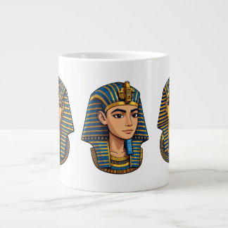 Farao Tutankhamuns gyllene mask Jumbo Mugg
