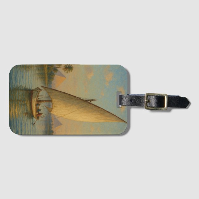 Faraoh Nile - Ancient Egypten iphone case Bagagebricka (Framsida horisontal)