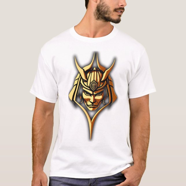 Faraomasklogotyp Vit T-Shirt (Framsida)