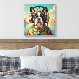 FARAON TUT-FRANSK BULLDOG 2 CANVASTRYCK