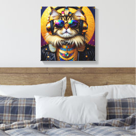 FARAON TUT-PERSISK KATT 4 CANVASTRYCK