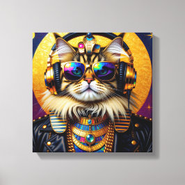 FARAON TUT-PERSISK KATT 4 CANVASTRYCK