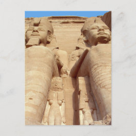 Faraoner - gigantiska statyer, Abu Simbel, Forntid Vykort
