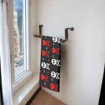 Farar Scary Döskallar Mönster