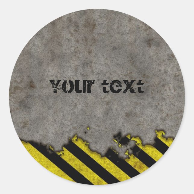 Fararanddesign Runt Klistermärke (Framsida)