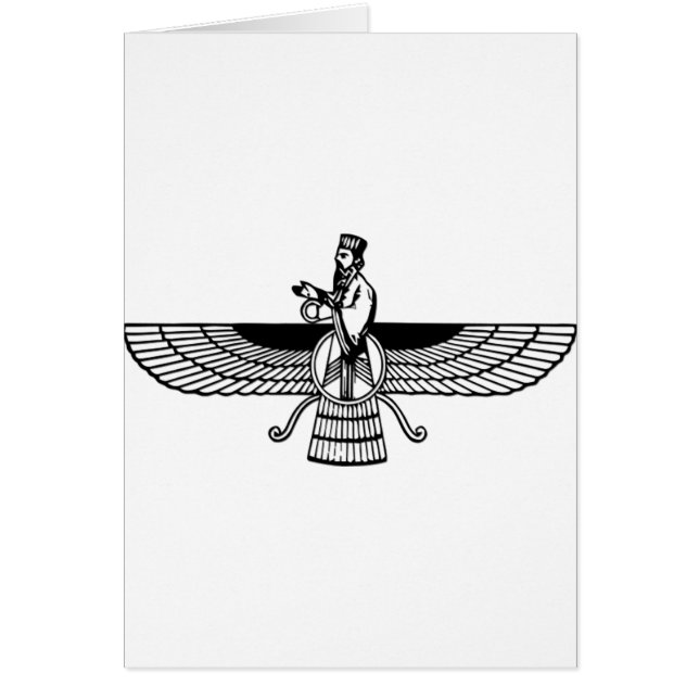 Faravahar Hälsningskort (Framsidan)