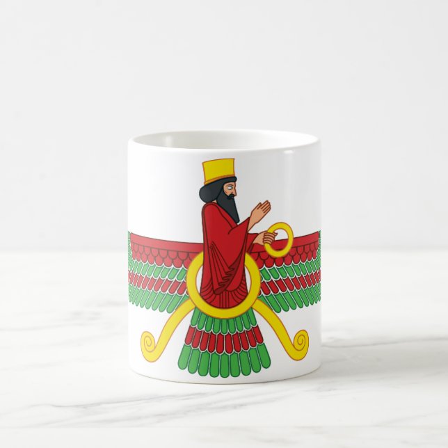 Faravahar symbol kaffemugg (Center)