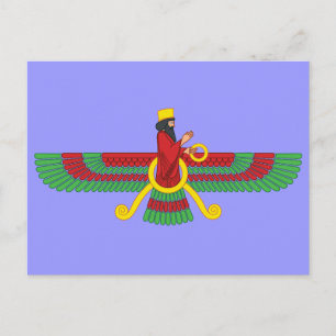 Faravahar Symbol Vykort