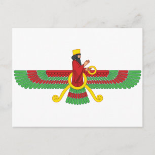 Faravahar Symbol Vykort