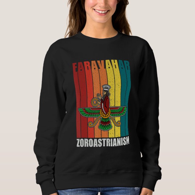 Faravahar Zoroastrianism Zarathustra Symbol philos T Shirt (Framsida)