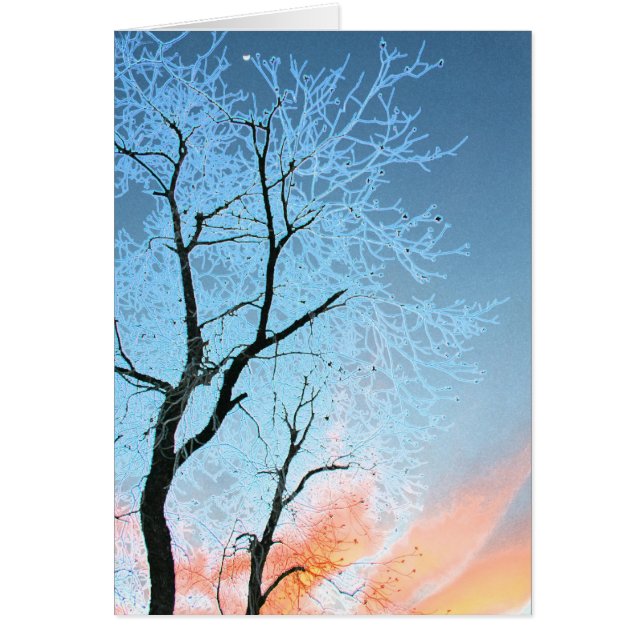 Faraway Måne Hälsningskort (Framsidan)