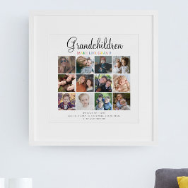 Farbarn gör livet stort | Fotokollage Perfect Poster