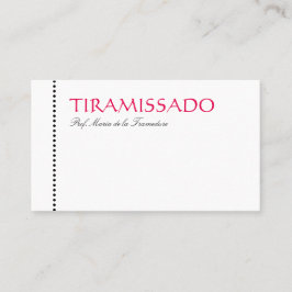 Farbe und Linie Visitkort