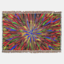 Farbenfrohe Decke Filt