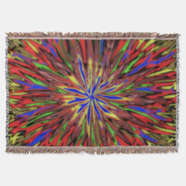 Farbenfrohe Decke Filt (Framsidan)