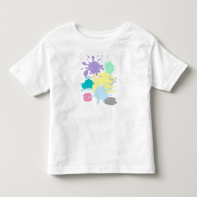 Farbflecken T-shirt (Framsida)
