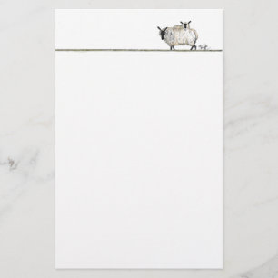 Fårbrevpapper Brevpapper