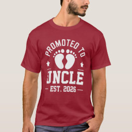 Farbror 2026 Graviditet Underrättelse 2026 T Shirt