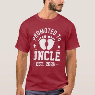 Farbror 2026 Graviditet Underrättelse 2026 T Shirt