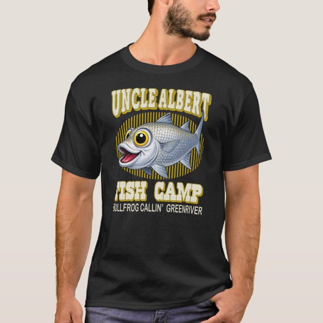 FARBROR ALBERTS FISKECAMP T SHIRT (Framsida)