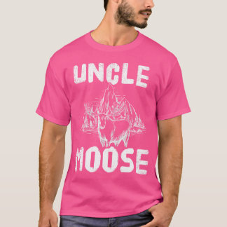 Farbror Älgälskare Familj Matchande Jakt Jägare T Shirt