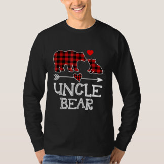 Farbror Bear jul jul Pajama Red Play Buffalo T Shirt